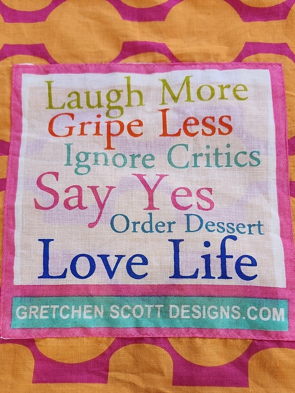Gretchen Scott Shopping Tote Bag 13" X 15" - Picture 2 of 4